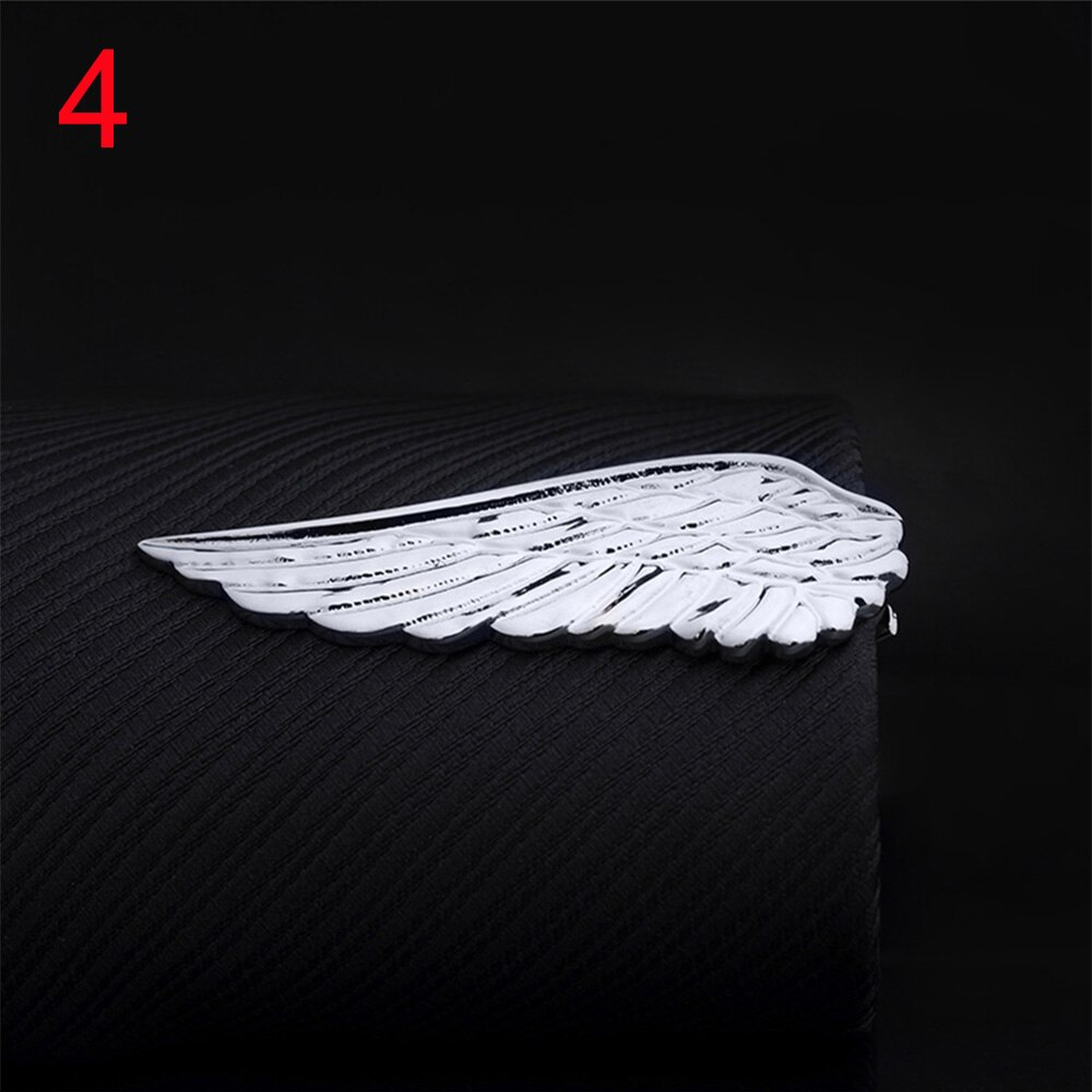 1pc Men Tie Clip Fish Bone Leaf Guitar Feather Saxophone Multiple Styles Tone Metal Tie Clip Tie Bar Necktie Clips: 4
