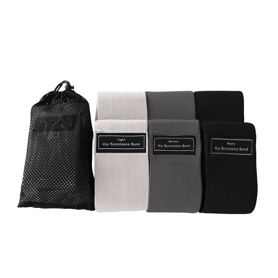 Bandes de résistance en tissu pour butin de hanche, bandes élastiques d'entraînement pour fessiers et cuisses, cercle de Squat, bandes de Fitness extensibles, boucles, équipement de gymnastique et de Yoga