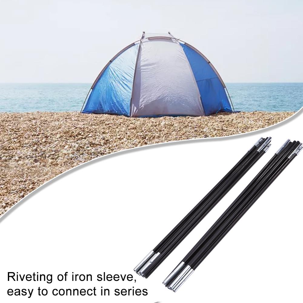 Outdoor Camping Fiberglass Tent Pole Spare Replacement Tents Accessories Glass Fiber Tent Pole