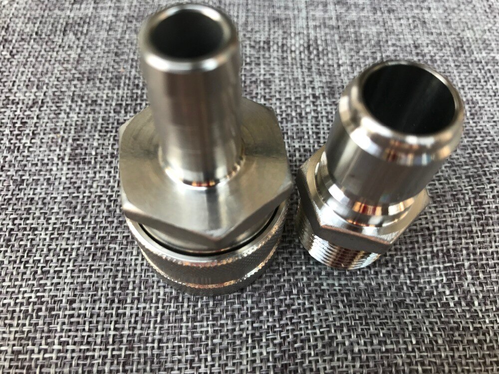 Stainless Female Quick Disconnect Set, Homebrew Fitting, 1/2"BSP, and Retail beer Quick Disconnect for home brewring