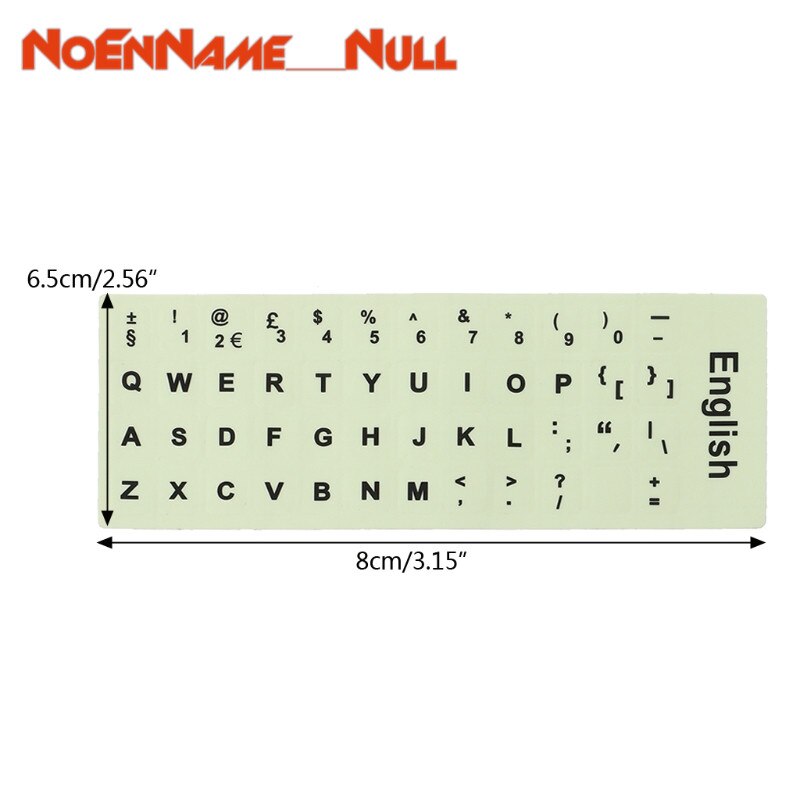 Laptop accessories keyboard cover stickers Fluorescent Keyboard Stickers Luminous Waterproof Keyboard Protective Film