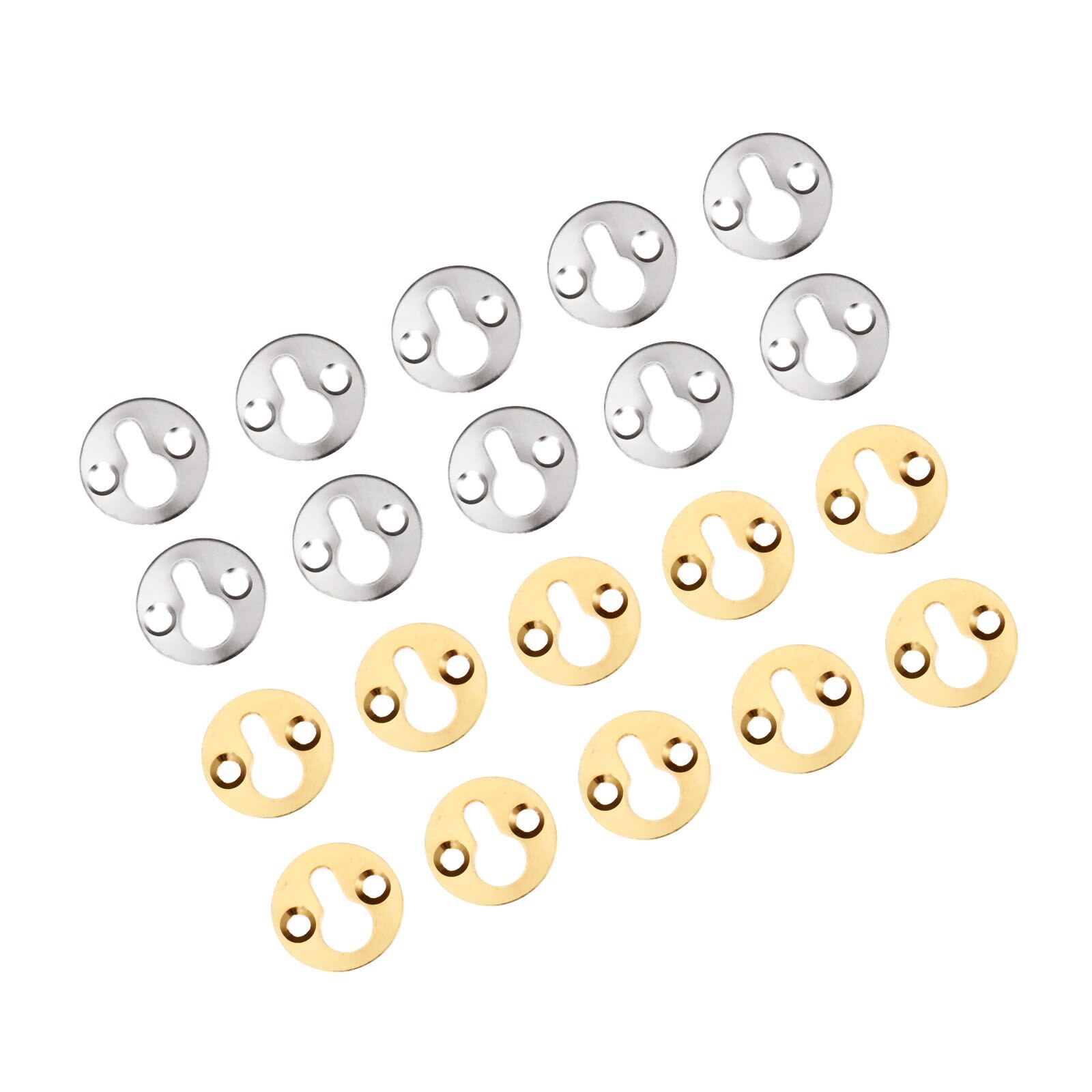 10Pcs Round Photo Picture Frame Hooks Mirror Frame Hangers With Screws Oil Painting Wall Hooks Zinc Alloy 25mm