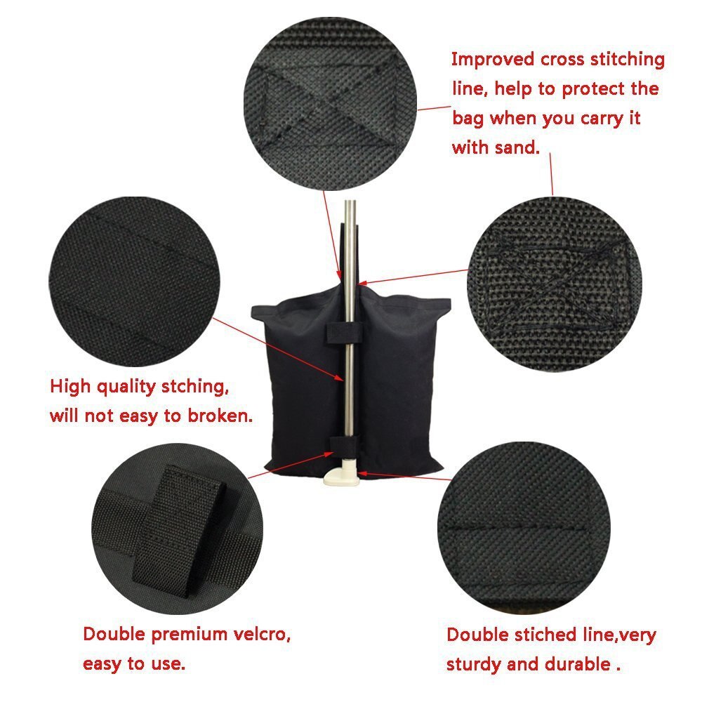 Garden Gazebo Foot Leg Feet Weights Sand Bag For Pavilion Market Stall Marquee Party Tent Tent Fixed Sandbags Can Be Folded