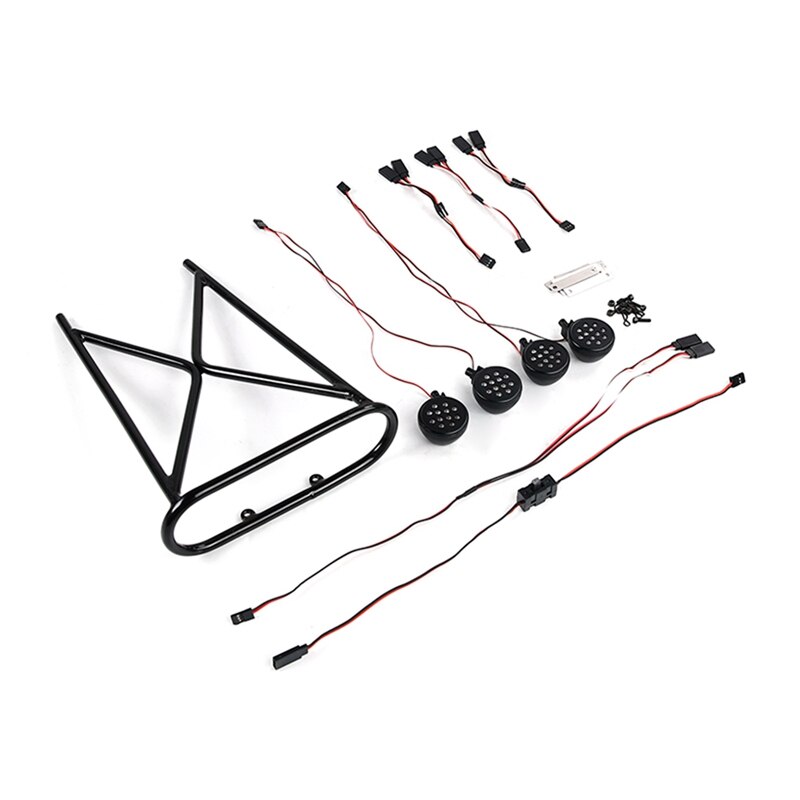 1 jeu de supports de projecteur de carrosserie GT Pig Cage, pour 1/5 Hpi Rovan Km Baja 5B Ss camion pièces de voiture Rc