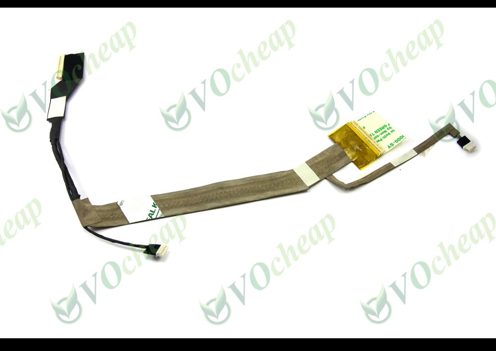 10 x echt vedio flex lcd kabel voor hp compaq presario cq60 cq60-100 cq60-200 cq60-300 15.6 "-50.4AH18.001 50.4AH18.002