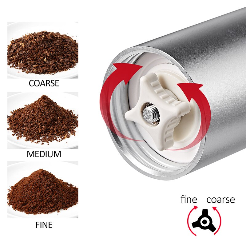 Coffee Grinders Stainless Steel Coffee Grinder Tool Hand Manual Coffee Grinder Mill Coffee Bean Spice Mini Grinders Kitchen