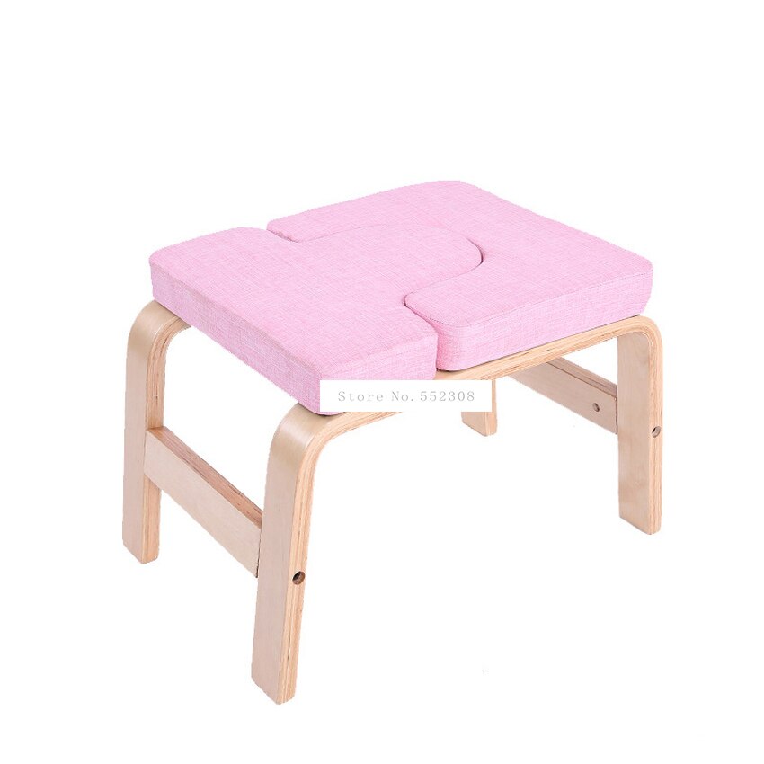 Holz Holz Yoga Invertiert Handstand Bank Yoga Unterstützung Hilfs Ausbildung Handstand Stuhl Hause Haushalt Mini Fitness Bank