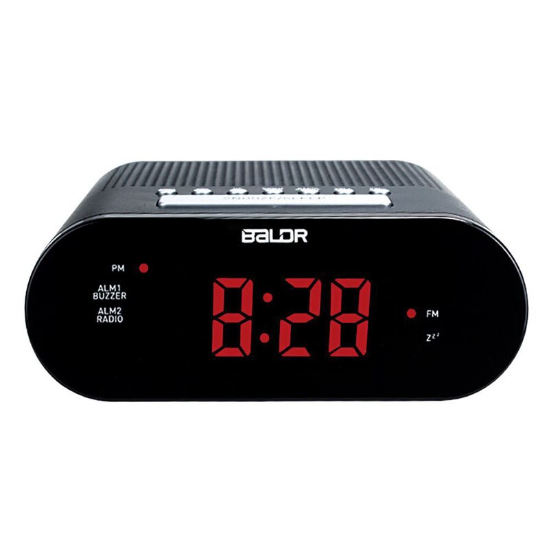 LED Digital Alarm Clock FM Radio Clock Dual Alarm Snooze Buzzer Sleep Timer Table Watch Desk Time Clocks