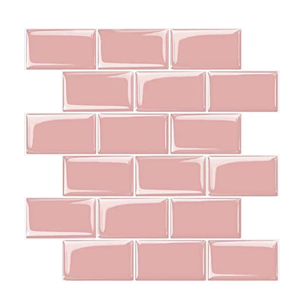 Ściana kafelkowa naklejka 3D cegła plastikowa tapeta samoprzylepna DIY Dom ścienna dekoracyjna naklejka salon DIY tło: As Shown5