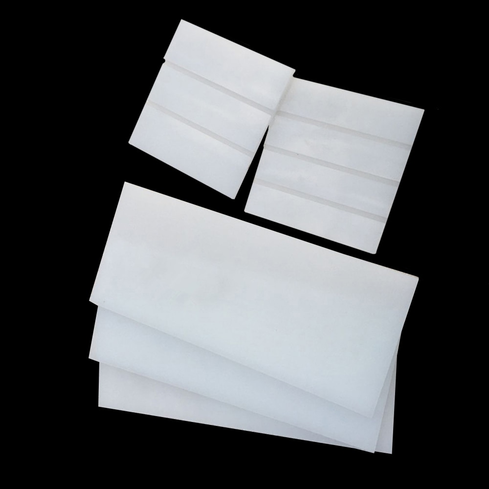 Rendering Soap Silicone Mold with Transparent Vertical Acrylic Clapboard White Rectangular Mould for DIY Handmade