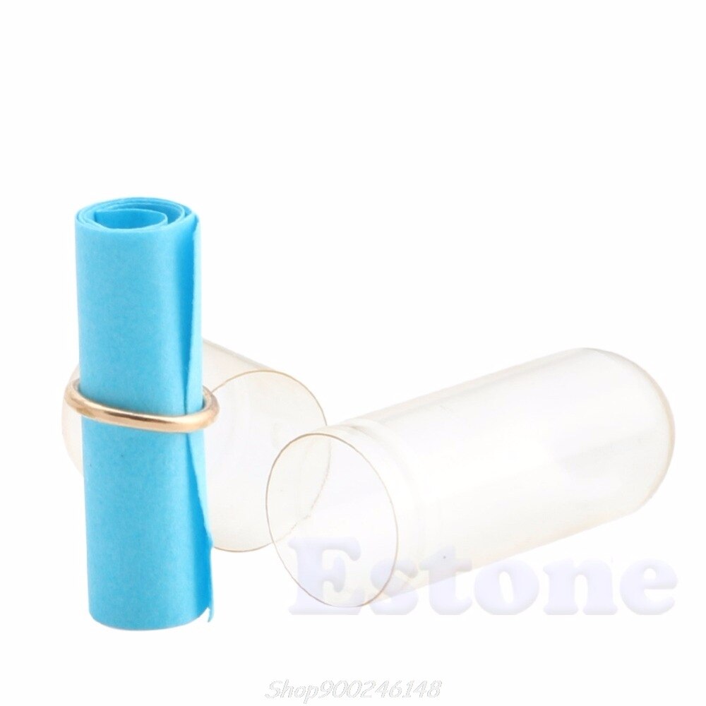 100Pcs Message in a Bottle Message Capsule Letter Cute Love Clear Pill Jy28 20