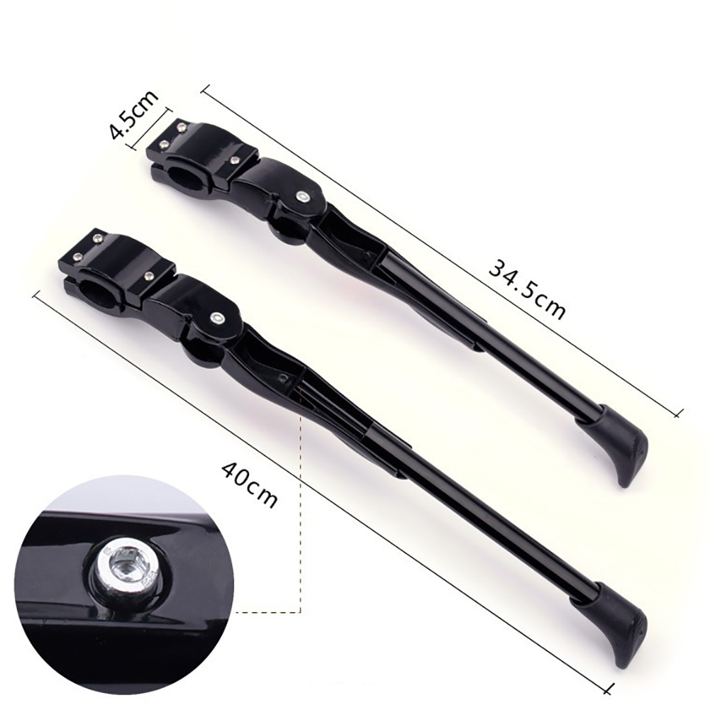 Pata de cabra ajustable para bicicleta, soporte de aleación de aluminio para bicicleta de montaña y carretera, diámetro de rueda de 16, 20, 24 y 26 pulgadas