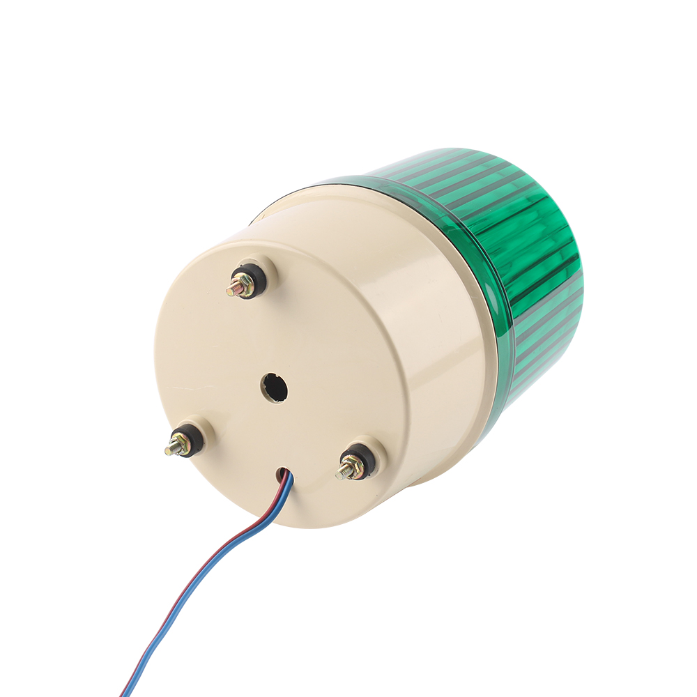 LTE-1121J Roterende Baken Verkeer Sirene Waarschuwingslampje Industriële Alarm Bouw Lamp Lamp Geluid Zoemer/Geen Ac 220V Dc12v 24V