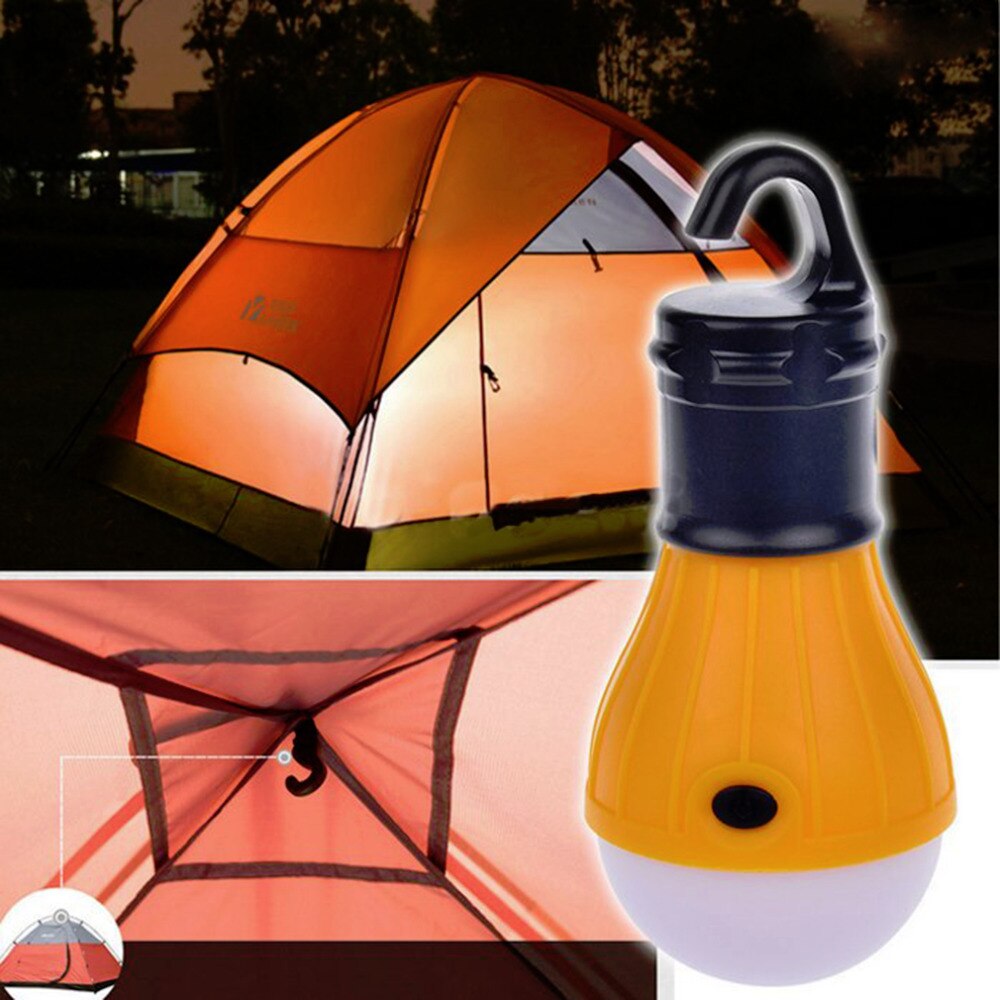 Zachte Licht Outdoor Opknoping LED Camping Tent Gloeilamp Vissen Lantaarn Lamp