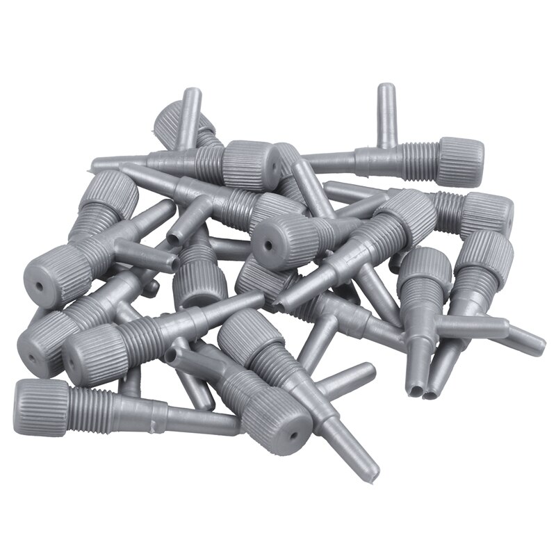 Aquarium Fish Oxygen Air Line Tubing Flow Control Valve 20 Pcs Gray