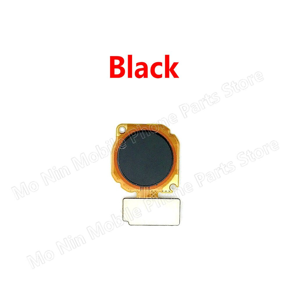 berühren Ich würde Fingerabdruck Sensor Scanner Stecker Startseite Zurück Geschmack Schlüssel biegen Kabel Für Huawei P30 Lite: Schwarz Taste