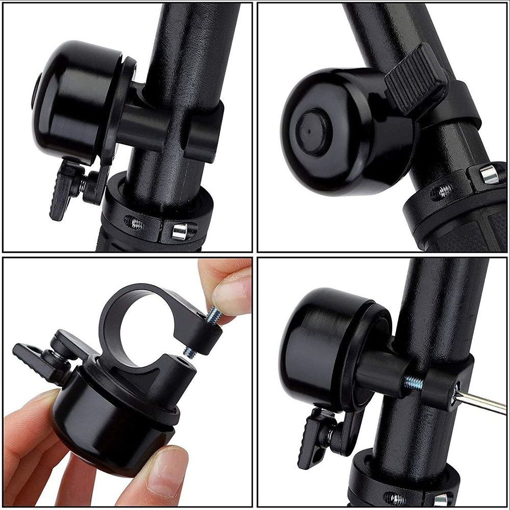 Timbre de bicicleta MTB, bocina de alarma de advertencia de seguridad para bicicleta de aleación de aluminio, fácil de instalar, timbre para manillar de bicicleta, accesorios para ciclismo