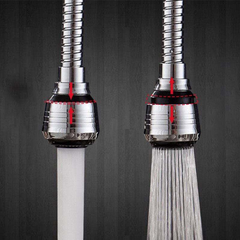Adjustable Kitchen Faucet Extension Tube Bathroom Extension Water Tap Water Filter Foam Kitchen Faucet Accessories