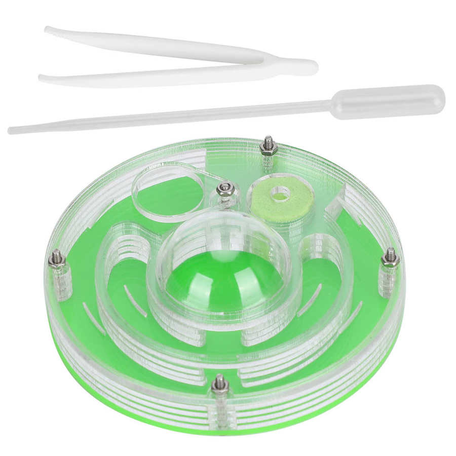 Castle Insects box Insects Box Transparent Acrylic Ant Breeding Box Watching Feeding Moisturizing Pet Ants Case A Type