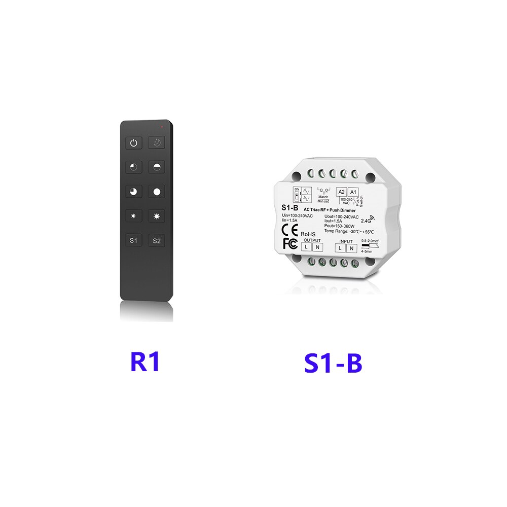 LED Streifen Controller Mini Dimmer RF Remote 5V US Produktbild-Vorschau 10