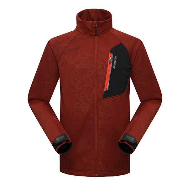 ROYALWAY Neue Softshell-jacke Männer Wasserdicht Wandern Regen Mantel Angeln Stehkragen draussen Camping Wandern Weiche Hülse: verrotten / L