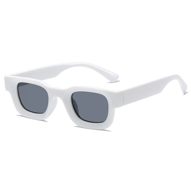 Gafas de sol rectangulares para mujer, lentes de sol ovaladas, cuadradas de de Vintage, antideslumbrantes, UV400: Morado