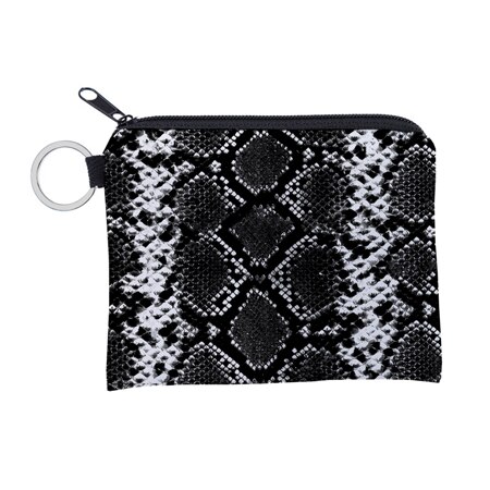 Jomtokoy-porte-monnaie étanche, impression Serpentine, pochette pour cartes, petite porte-monnaie à fermeture éclair, Mini portefeuille carré 3025: Default Title