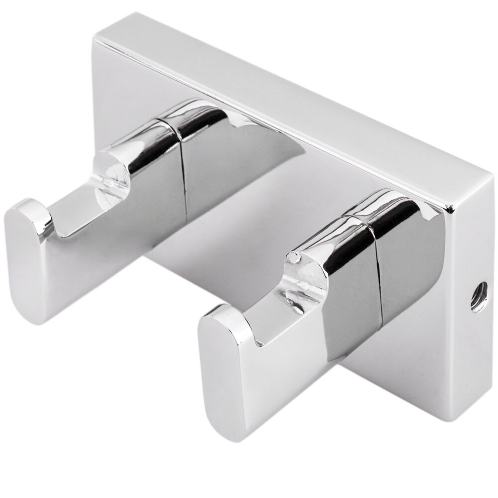 PrimeMatik-Spool double chrome bathroom hanger