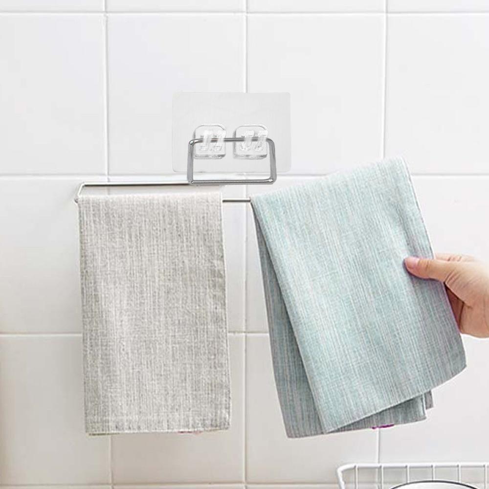 Papieren Handdoek Houder Rvs Plank Geen Boren Opbergrek Voor Keuken Badkamer Wc Handdoekenrek Opslag