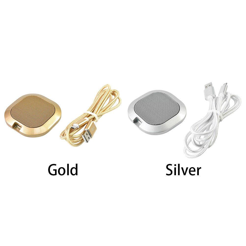 -40dB High Sensitivity Table Omnidirectional Microphone Plug And Play Desktop Computer USB Home Office Handsfree Call Interview