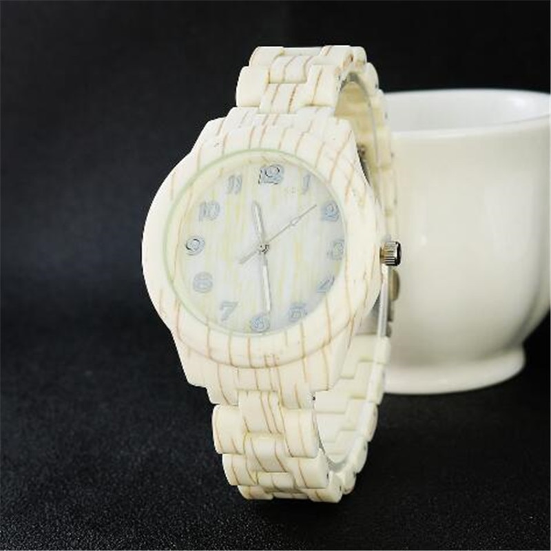 Træure quartz ur herre bambus moderne armbåndsur analog natur træ blødt læder fødselsdag
