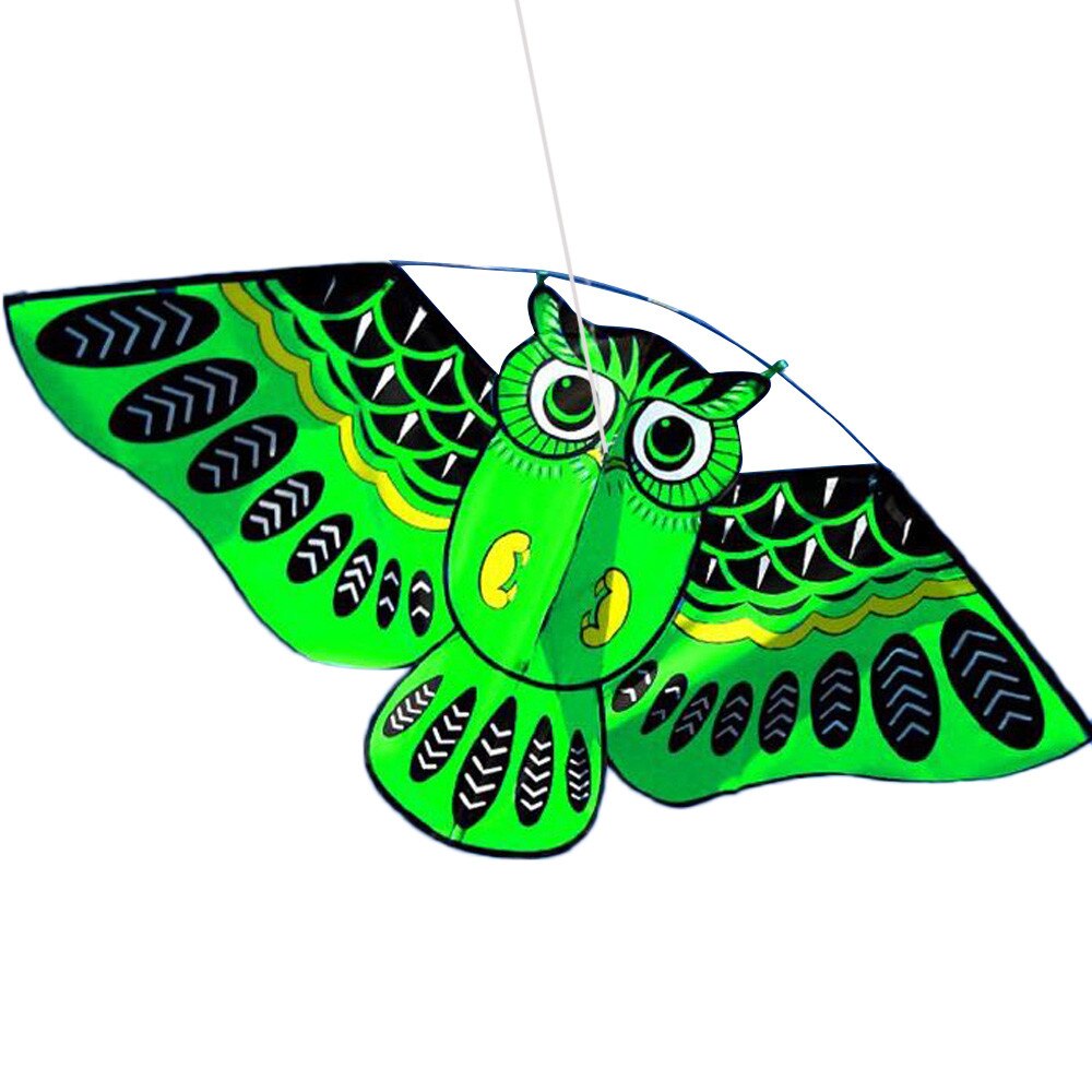 Telotuny 3D Uil Outdoor Vliegers Vliegen Speelgoed Voor Kinderen Familie-uitjes Outdoor Fun Sport Vliegers Kite Dual Lijn Delta Kite z0524