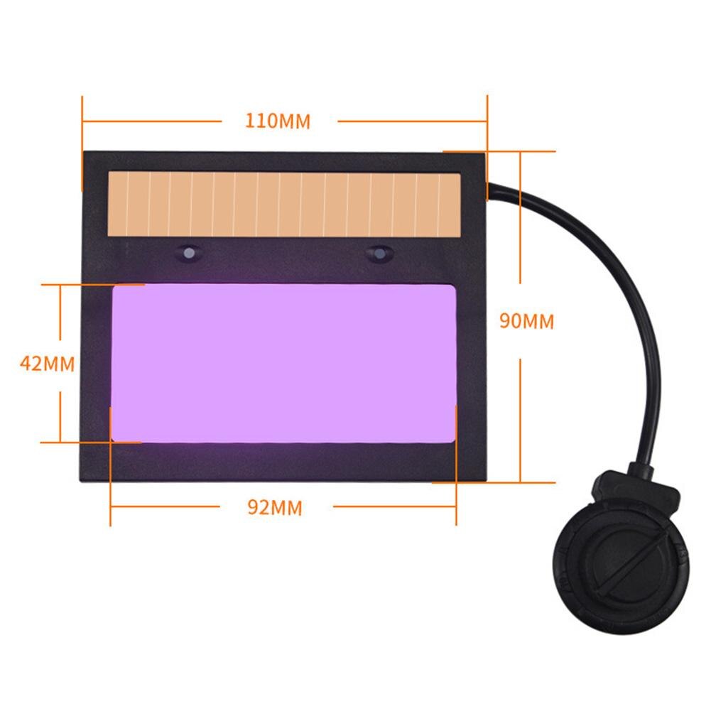 Solar Auto Darkening Welding Lens Panel Welding Helmet Mask Automation Filter Shade Eyes Goggles Repalcement Filter Lens - View #8
