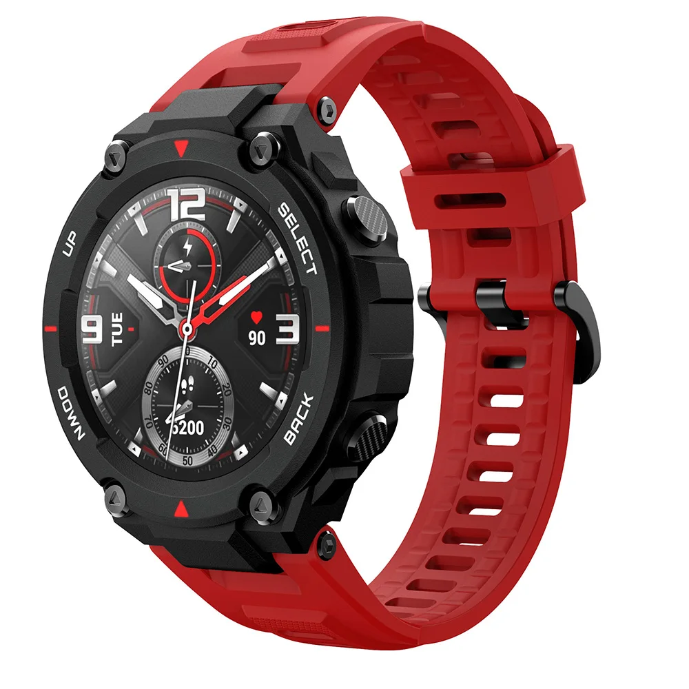 Bracelet en Silicone pour Amazfit T-REX / Trex Pro, accessoires remplaçables, Bracelet de montre pour Huami Amazfit T rex