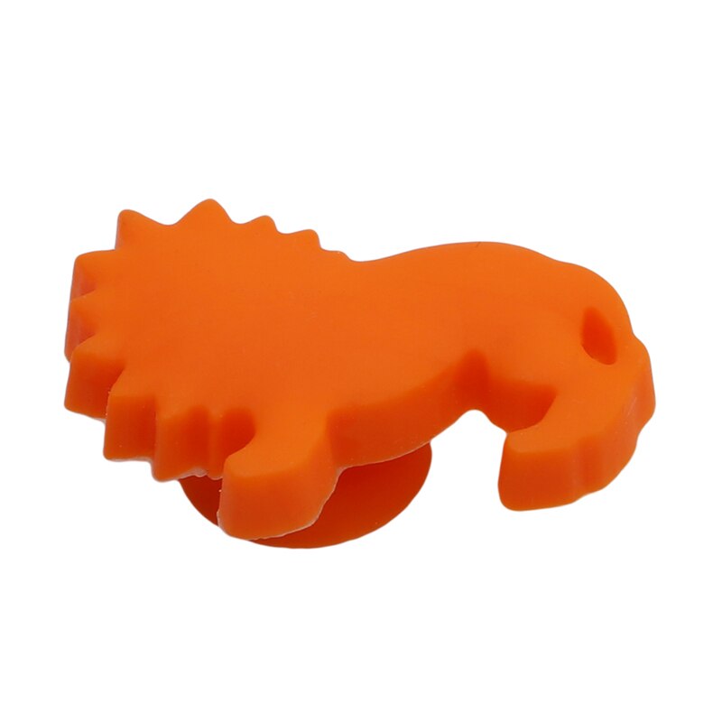 12 pièces/ensemble fête dédiée Animal ventouse verre à vin Silicone étiquette Silicone verres à vin reconnaissance marqueur porte-thé