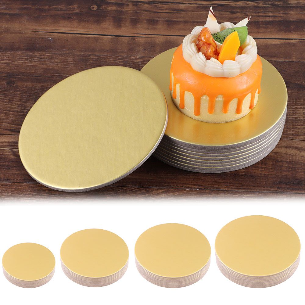 Size Jelly Dome Mousse Cake Cake Tools Round Cake Boards Set Cakeboard Base Diameter 12/16/22/26cm Disposable Paper