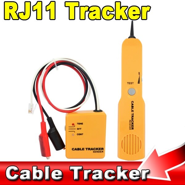 RJ11 Network Tester Phone Telephone Cable Tester Toner Wire Tracker Tracer Diagnose Tone Line Finder Detector Networking Too
