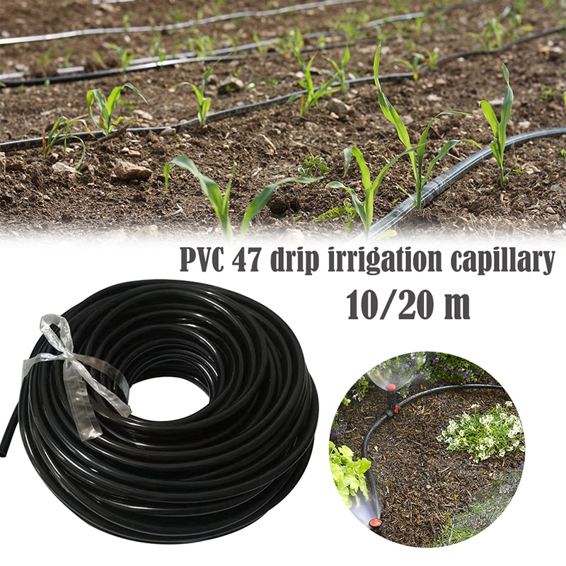 Garden Drip Pipe PVC Hose Irrigation System Watering Systems for Greenhouses Watering Hose 10m/20m Watering Hose 4/7 mm