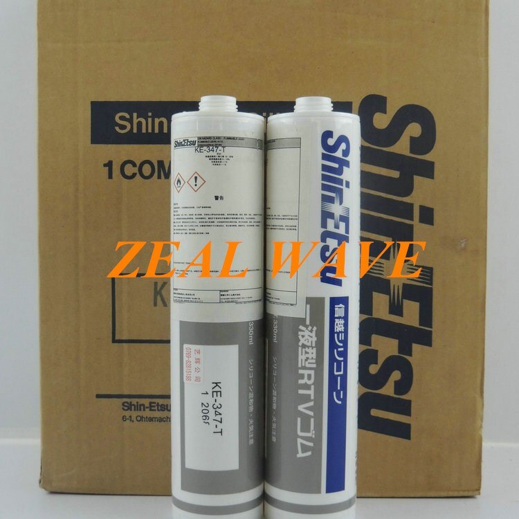 Japan Imported Shin-Etsu KE-347-T One-Liquid RTV Glue KE347 Silicone Insulating Sealant 1Can