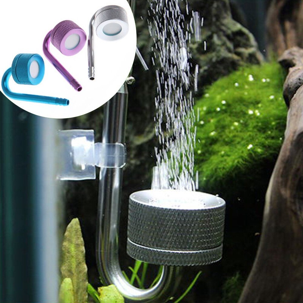 Mini Reactor Diffuser Plant CO2 Fish Tank U Shape Aquarium Suction Moss Atomizer Universal Aluminum Alloy Regulator