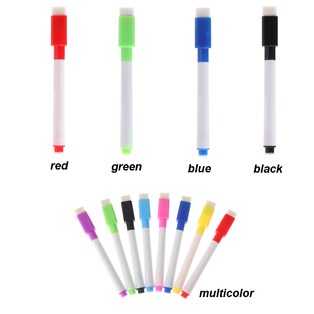 8pcs white board marker pens dry erase eraser easy Plastic whiteboard Painting Painting Non-toxic Durable Signature Pen