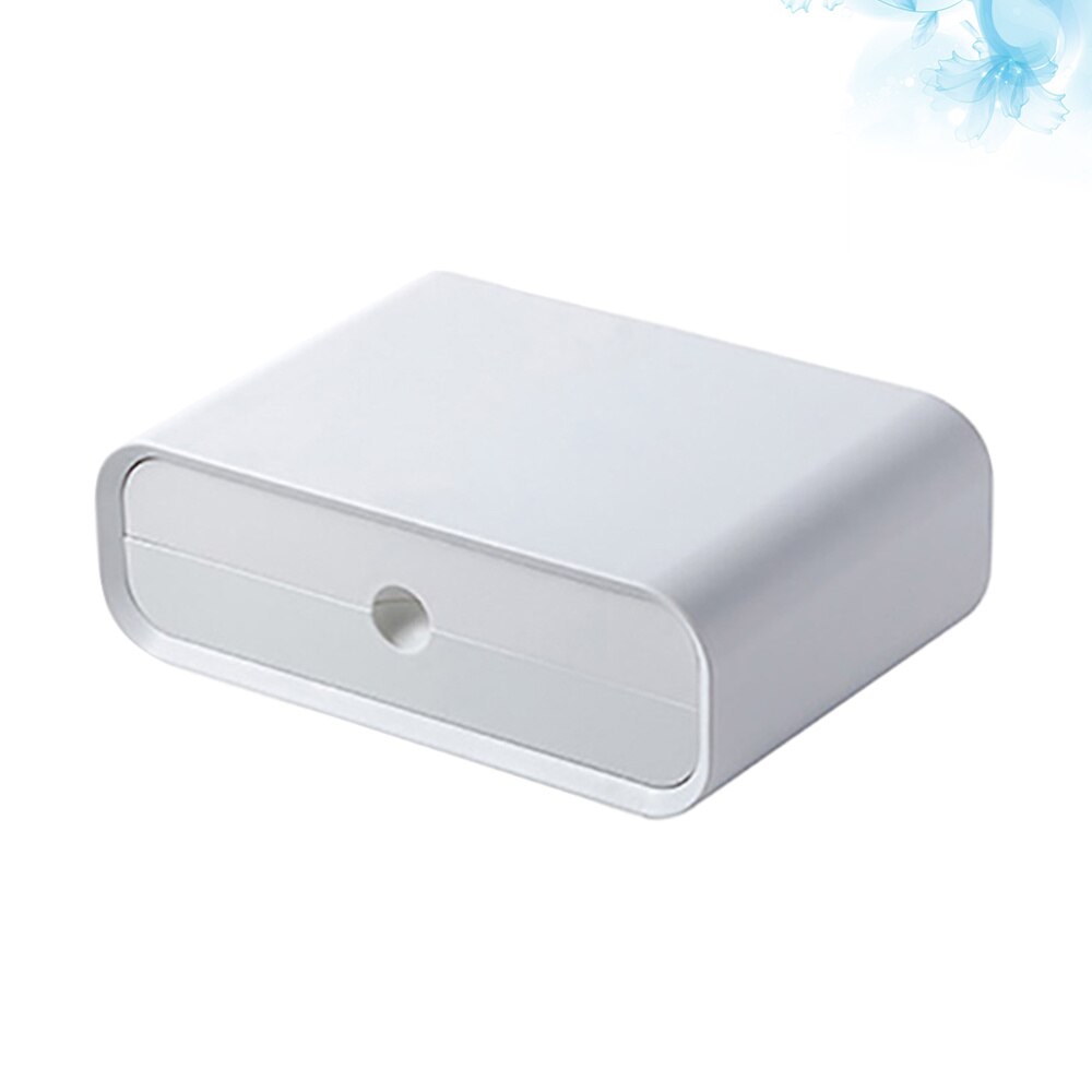 Multifunctionele Computer Screen Stand Monitor Plank Desktop Opbergrek Container Wit: Default Title