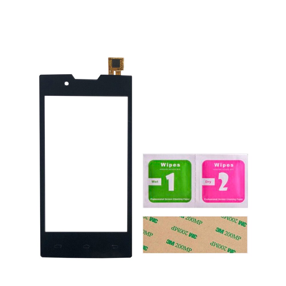 Touchscreen Mobile For Leagoo Lead 4 Touch Screen Digitizer Sensor Panel Touchpad Tools 3M Glue Wipes: Black No Tools
