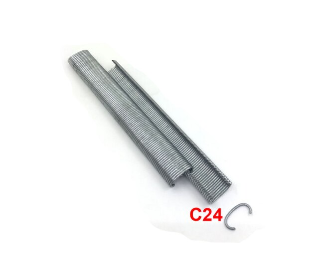18000 st pneumatiska hog ringar c ring spik klammer klämmor  sc760b sc7c sc7e c ring verktyg tång luftpistol klädsel bur staket spik: C24 200 st