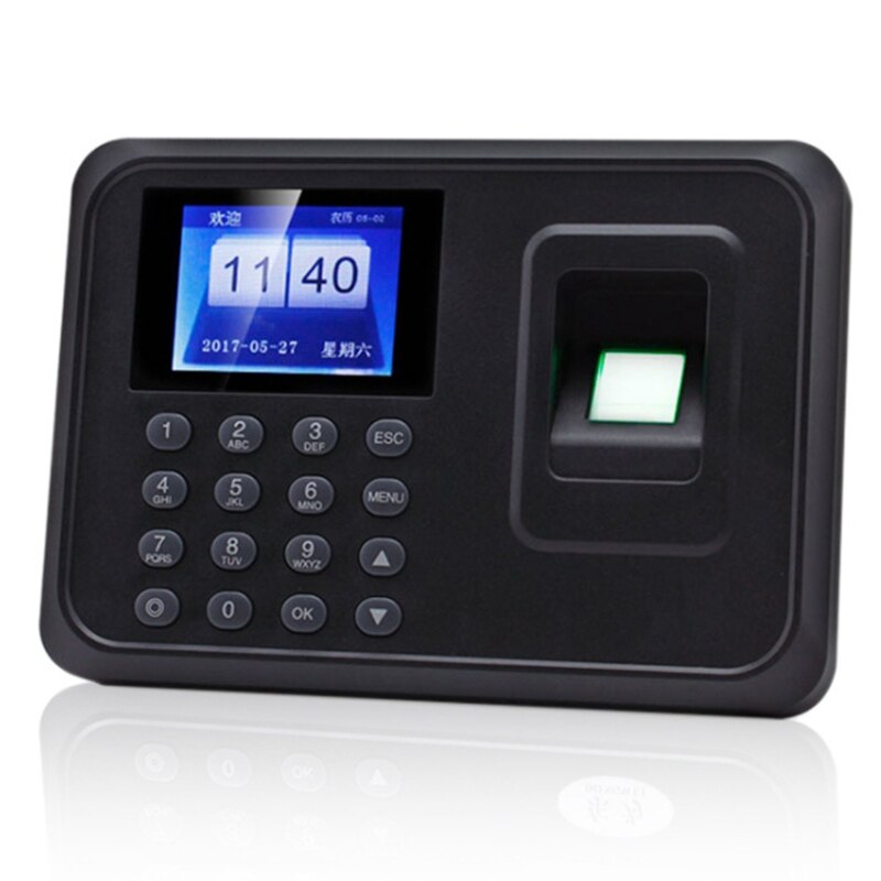 Biometric Fingerprint Time Attendance Machine Time Clock Recorder (AU Plug)