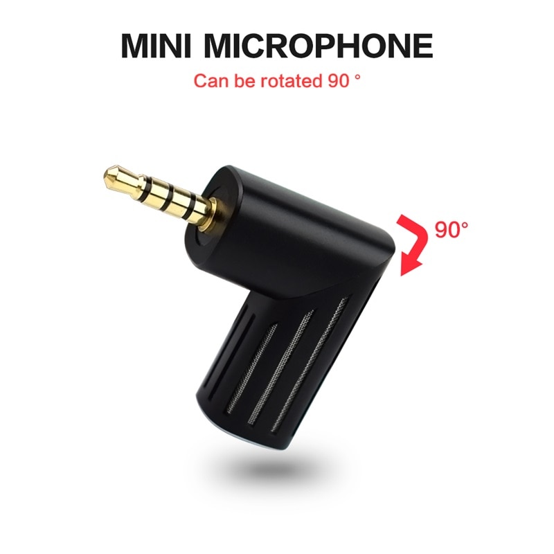 FELYBY Draadloze mini condensator microfoon voor mobiele telefoon opnemen video karaoke draagbare mic