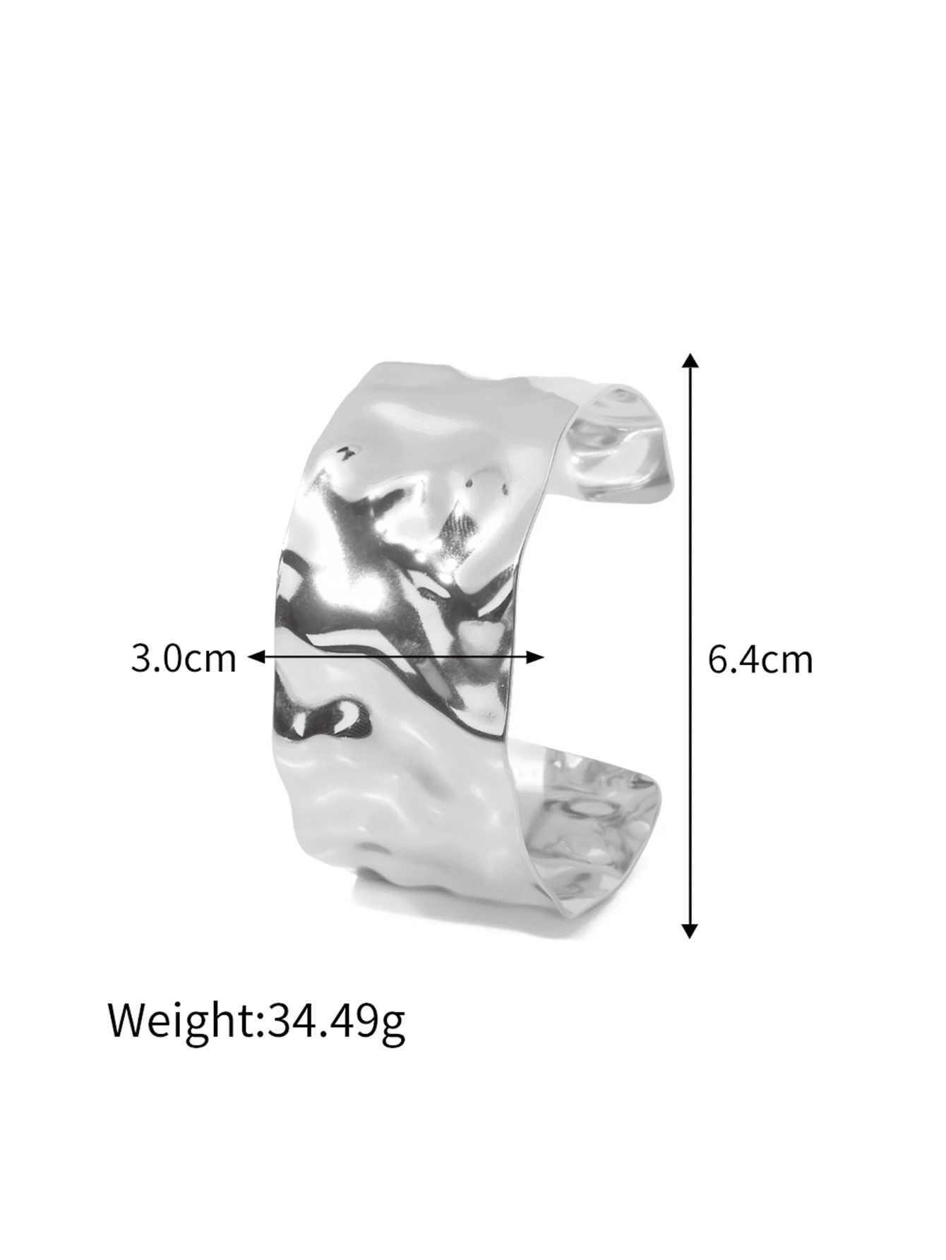 Uworld Getextureerde Gouden Manchet Verguld Roestvrij Staal Verstelbare Bangele Armbanden Voor Vrouwen Opvallende Minimalistische Sieraden: Reddish Brown