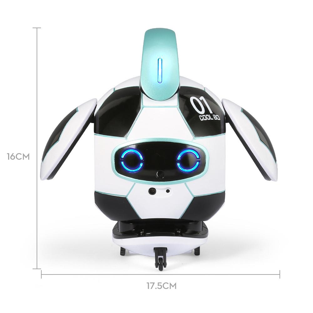 J01 Interesting Kids Smart Robot Toys Dialogue with Speech Recognition Obstacle Avoidance Talking Dance Voice Recognition Toy