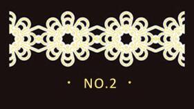 Kant Bloem Washi Tape Voor Diy Folie Decoratieve Kant Tape Voor Journaling Scrapbooking 3.5cmX 1 M/Roll: NO.2