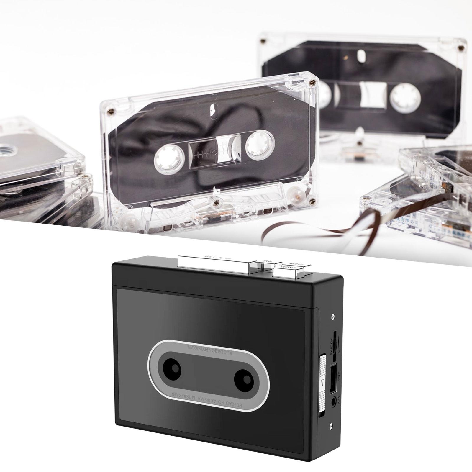 Cassette Player Full Stereo Sound U Disk FAT32 DC 5V 128KPS Durable Tape Recorder Cassette for Music Language Learning Home